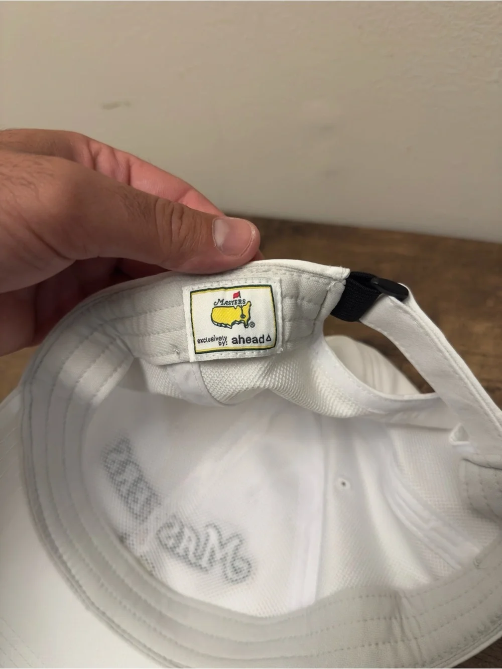 2026 Masters Hat By Ahead. New With Tags. 6 Panel. Performance. Velcro Back Snap - Picture 6 of 6